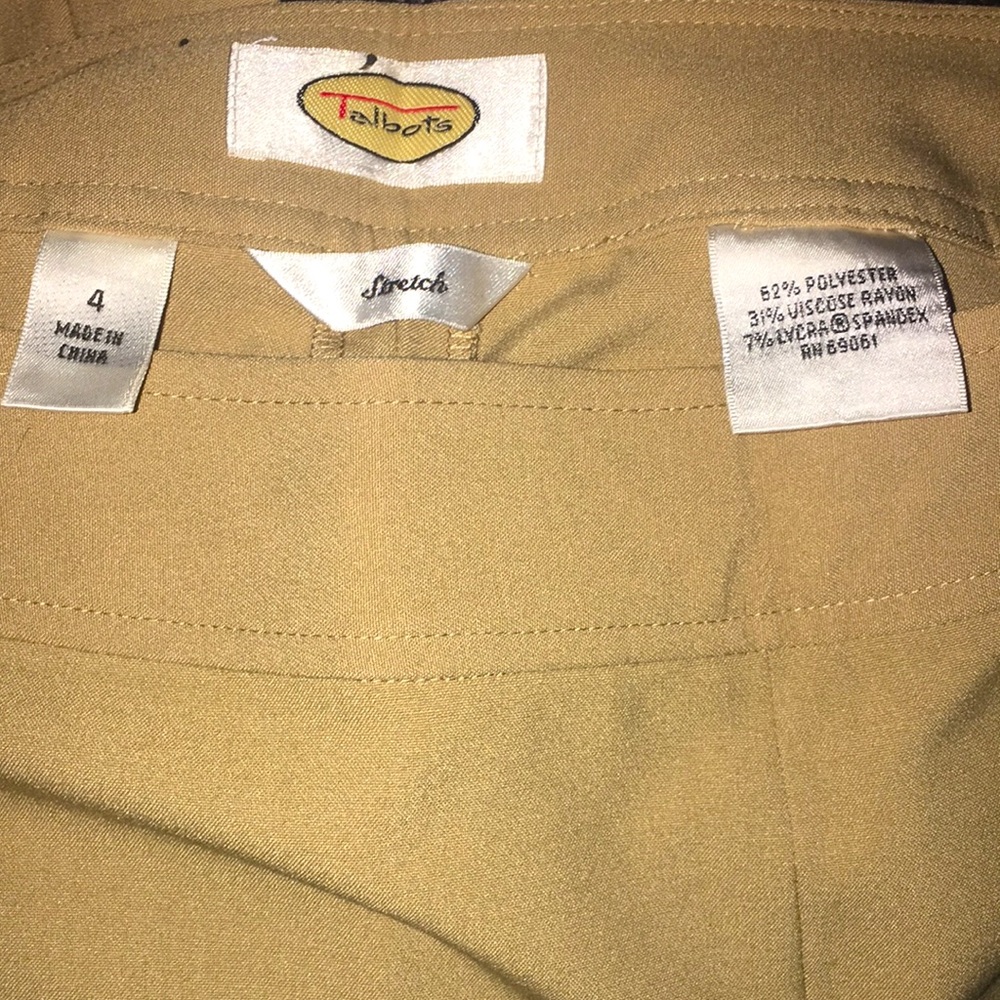 Talbots Stretch Slacks - Picture 4 of 4
